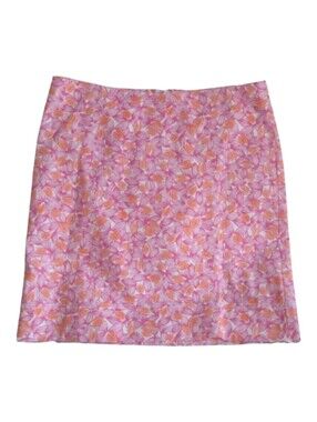 TALBOTS Skirt Floral Colorful Straight 10